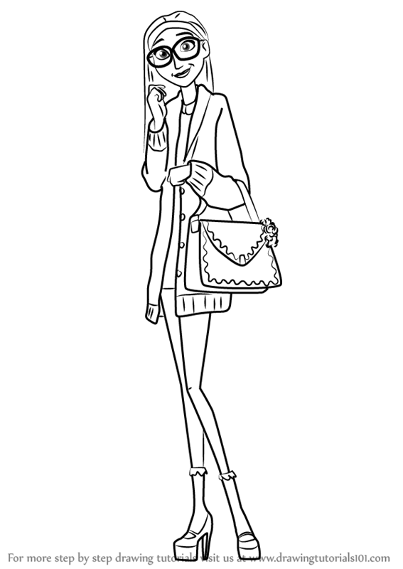 567x800 Learn How To Draw Honey Lemon From Big Hero - Honey Drawing