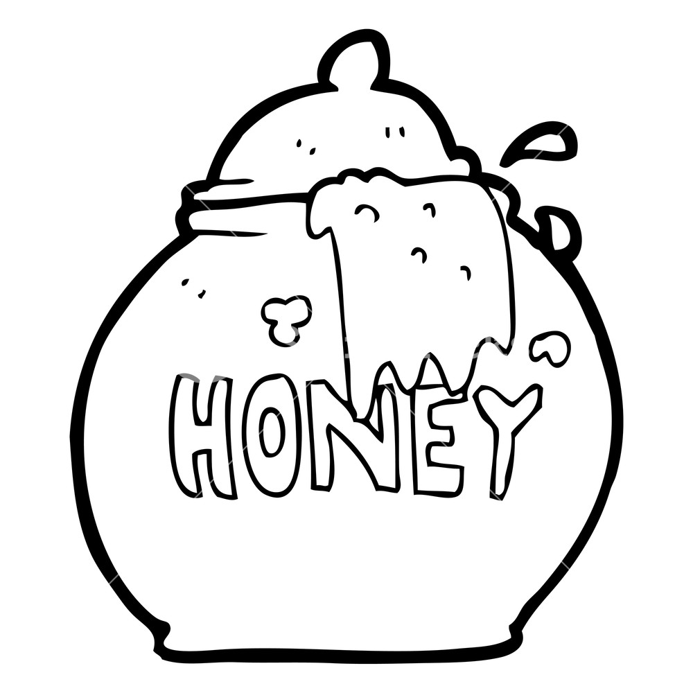 Honey Pot Drawing At Explore Collection Of Honey Pot Drawing 