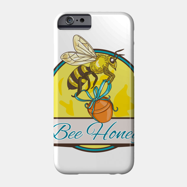 630x630 Bee Carrying Honey Pot Circle Drawing - Honey Pot Drawing