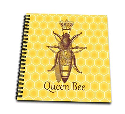425x386 db stately queen bee with royal crown - Honeycomb Drawing