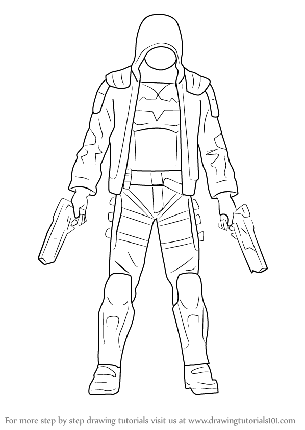 598x844 Learn How To Draw Red Hood - Hood Drawing