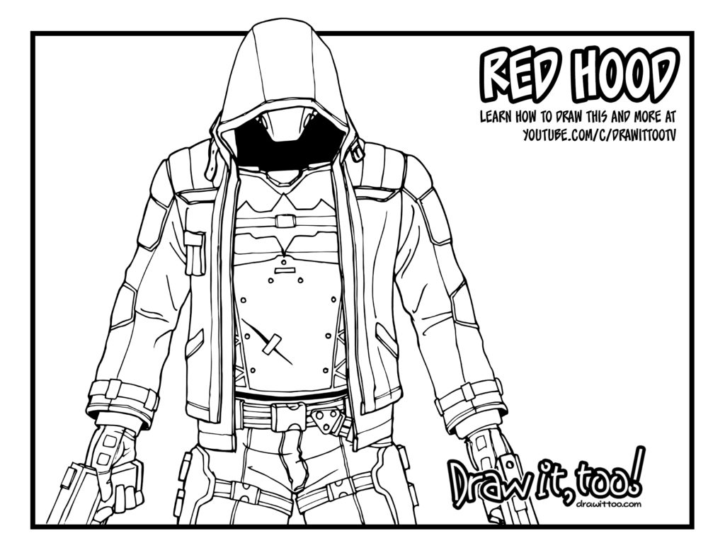 1024x791 Red Hood - Hood Drawing
