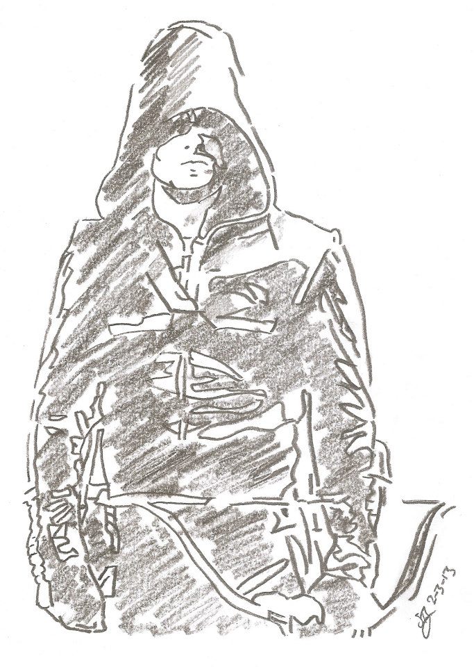 683x960 Arrow Drawing Hood For Free Download - Hood Drawing
