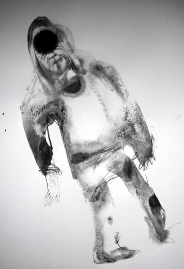 375x546 Hooded Figure Drawing - Hooded Figure Drawing