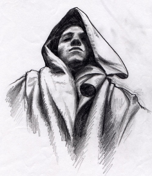 499x578 Hooded Figure Screenshots, Images And Pictures - Hooded Figure Drawing