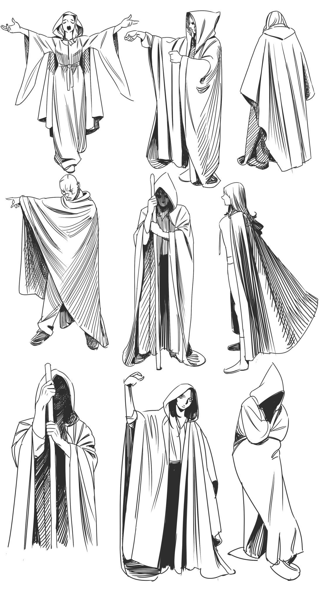 Hooded Figure Drawing at Explore collection of