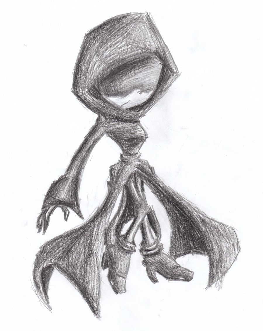 900x1132 A Hooded Figure To Draw In Sketches, Drawings, Art - Hooded Figure Drawing