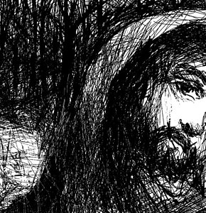 290x300 Hooded Man Drawings Fine Art America - Hooded Man Drawing