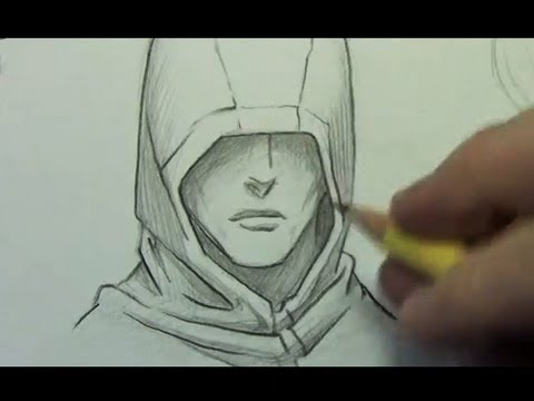 480x360 how to draw hoodies - Hooded Man Drawing