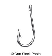 180x195 shiny fishing hook clipart and stock illustrations shiny - Hook Drawing