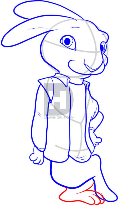 416x720 how to draw eb, how to draw hop, step - Hop Drawing