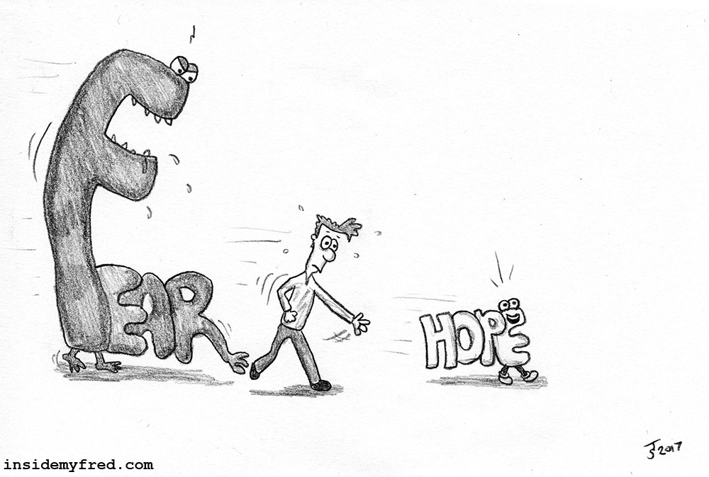 1000x674 Hope Fear Inside My Fred - Hope Drawing