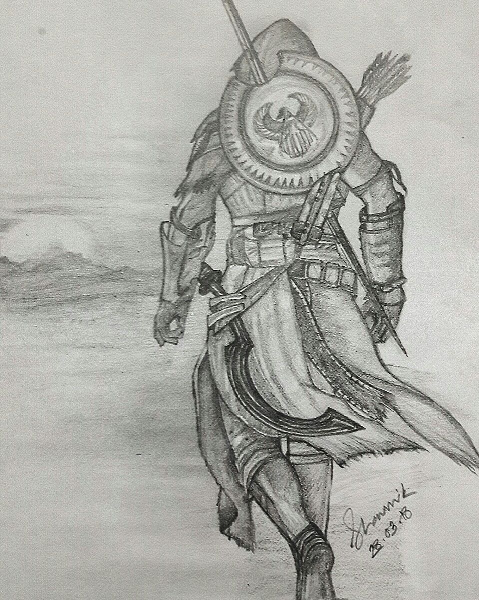 959x1199 My Friend Made This Drawing, Hope You Guys Like It!! Assassinscreed - Hope Drawing