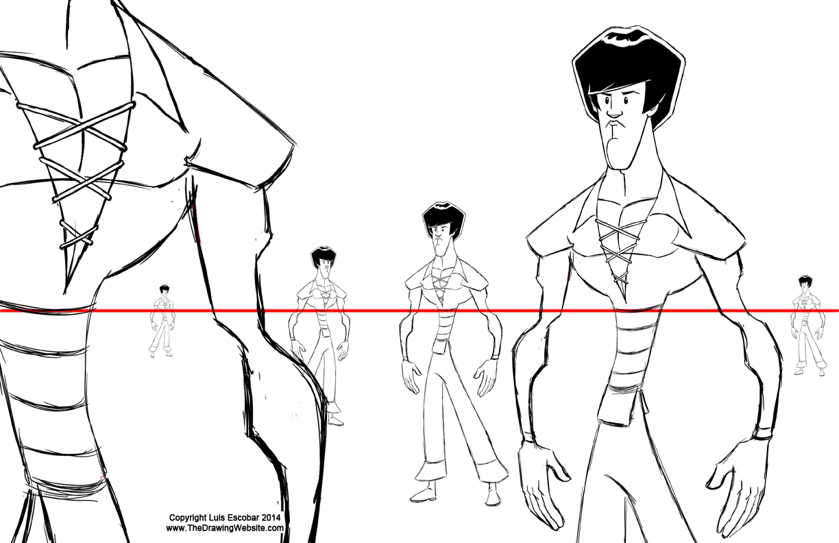 1224x792 hanging a character on the horizon line the drawing website - Horizon Drawing