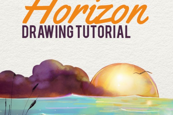 585x390 how to draw a horizon - Horizon Drawing