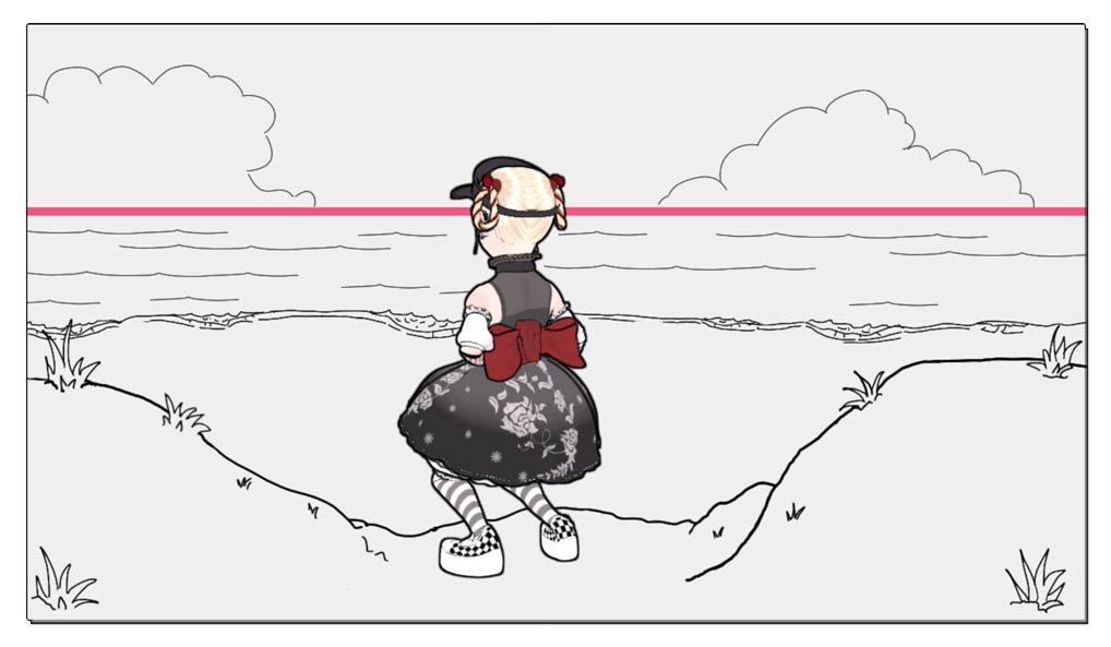 1018x593 sama sama tutorials the eye level in perspective drawing - Horizon Drawing