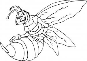 302x210 draw a hornet, step - Hornet Drawing