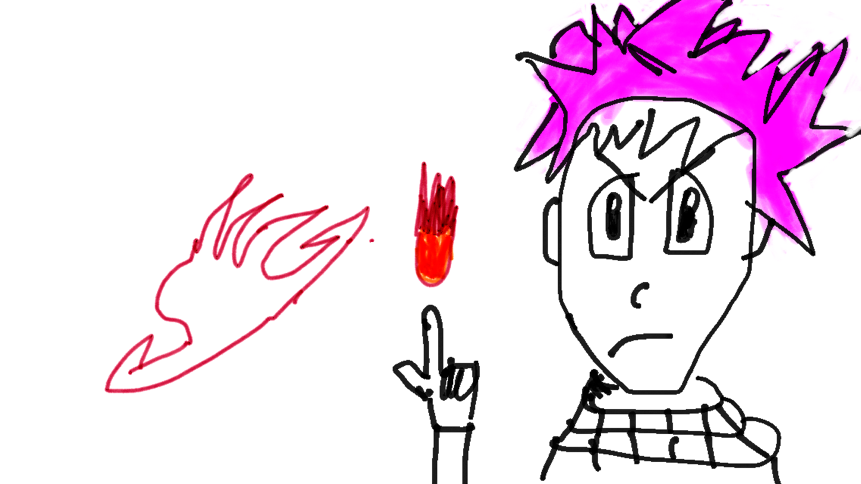 861x484 Horrible Drawing Of Natsu From Fairy Tail - Horrible Drawings