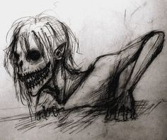 236x197 image result for drawings of creepy eyes darkness - Horror Drawings