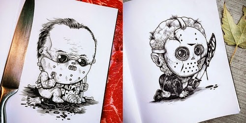 500x251 Design Stack A Blog About Art, Design And Architecture Baby - Horror Drawings