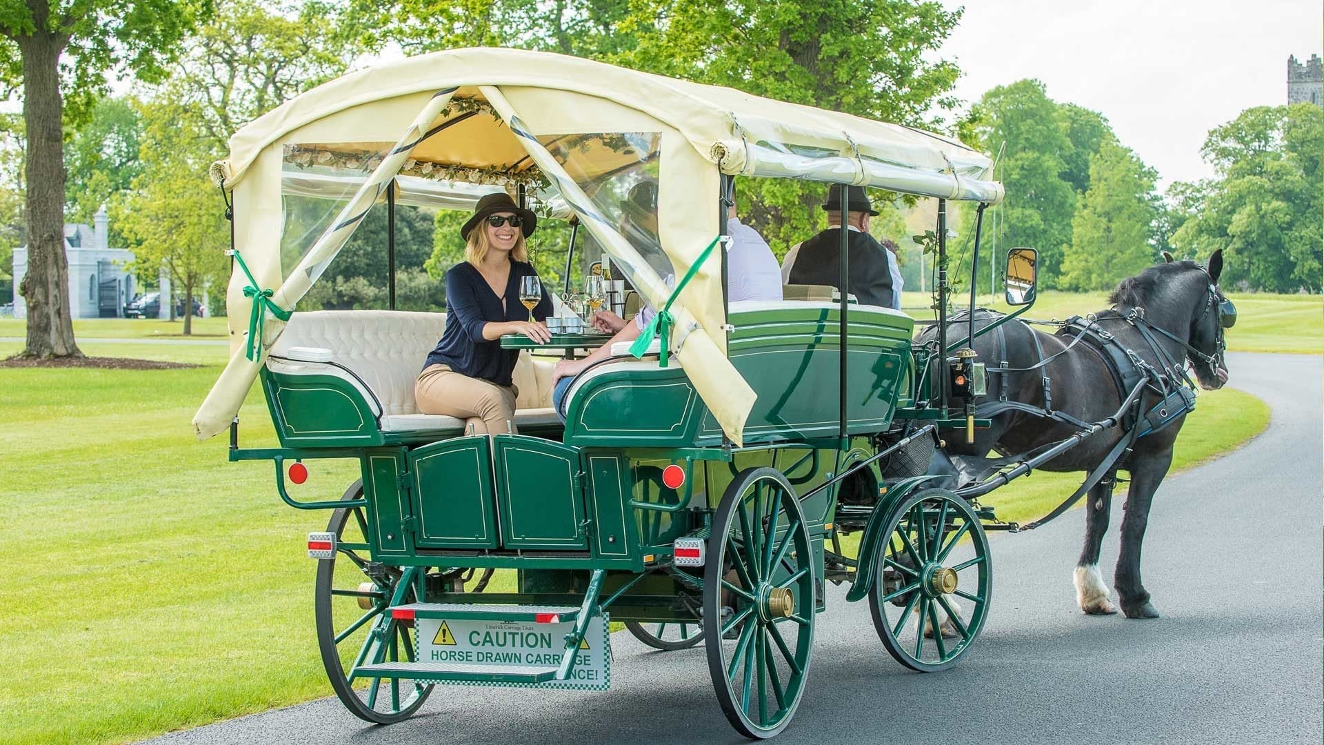 1920x1080 Horse Drawn Carriage Book Your Activity Visit Adare Manor - Horse And Buggy Drawing