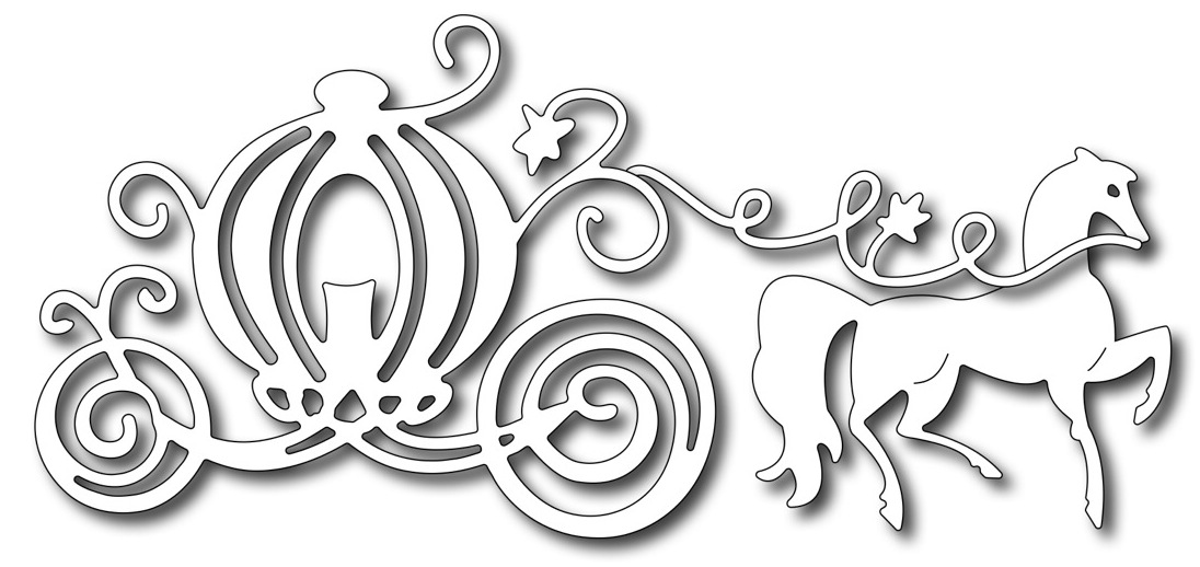 1096x518 Frantic Stamper - Horse And Carriage Drawing