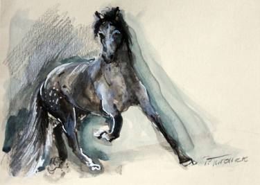 375x267 Wild Mustang Drawing - Horse Art Drawings