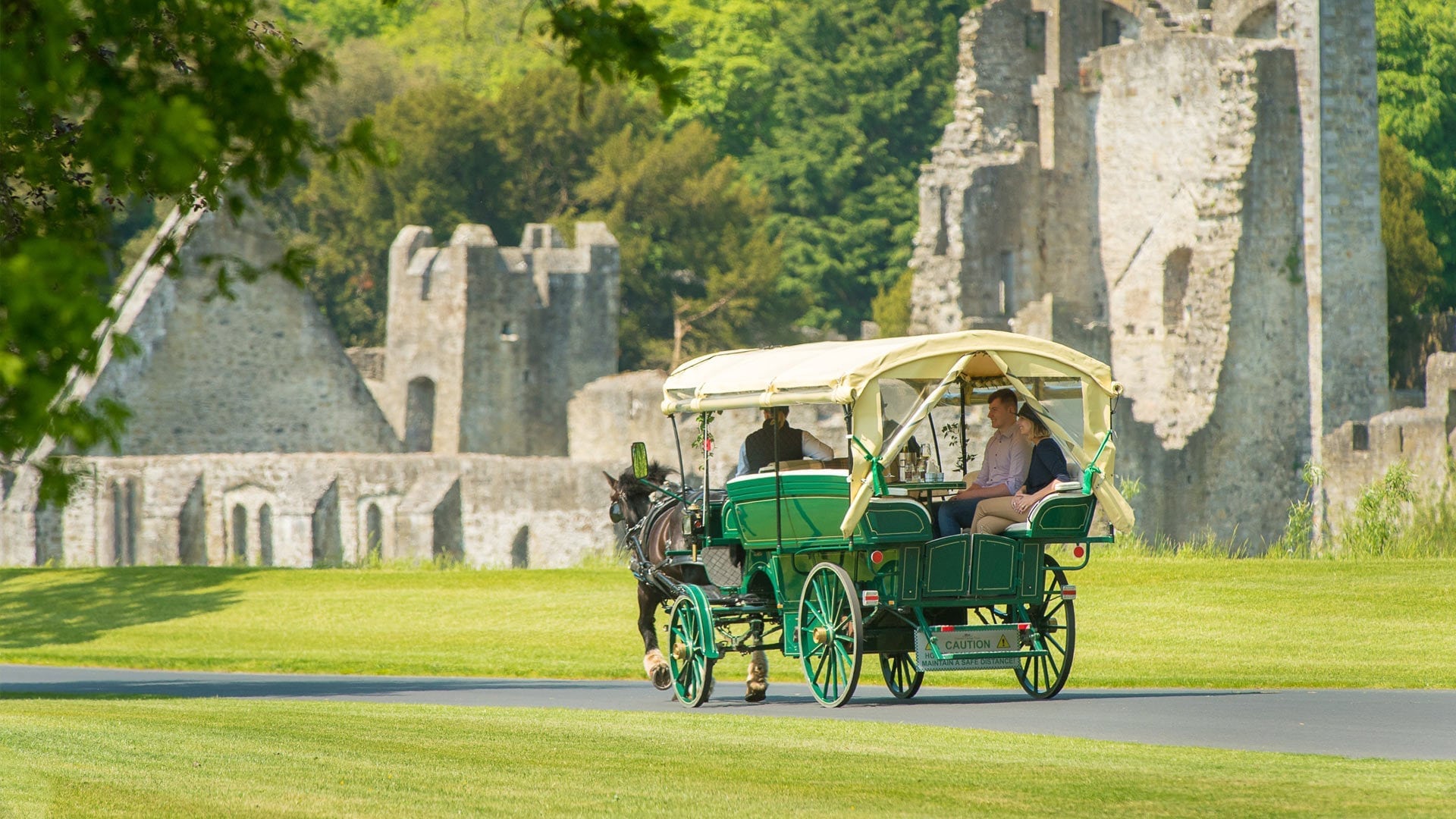 1920x1080 Horse Drawn Carriage Book Your Activity Visit Adare Manor - Horse Carriage Drawing