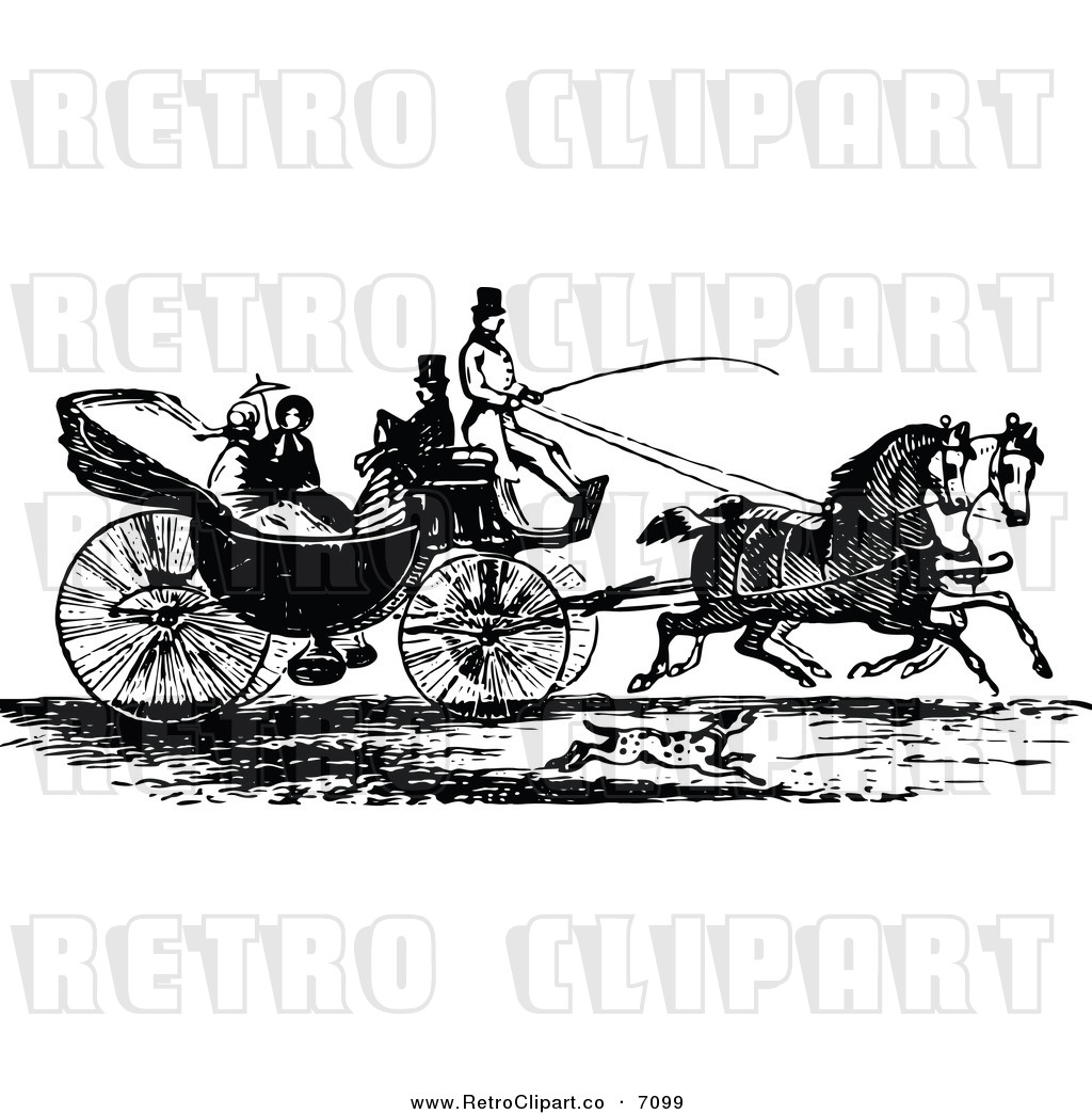 1024x1044 Horse Drawn Carriage Clipart Black And White - Horse Carriage Drawing
