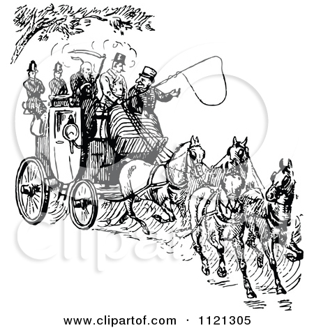 450x470 Horse Drawn Carriage Clipart Carriage Drawing - Horse Carriage Drawing