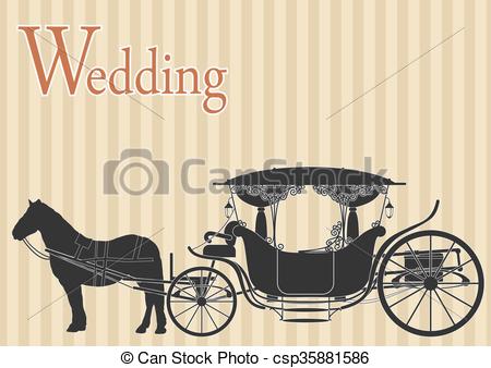 450x338 Vintage Horse Carriage Beautiful Wedding Carriage Drawn - Horse Carriage Drawing