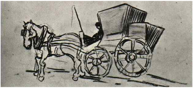 634x289 Carriage Drawn - Horse Carriage Drawing