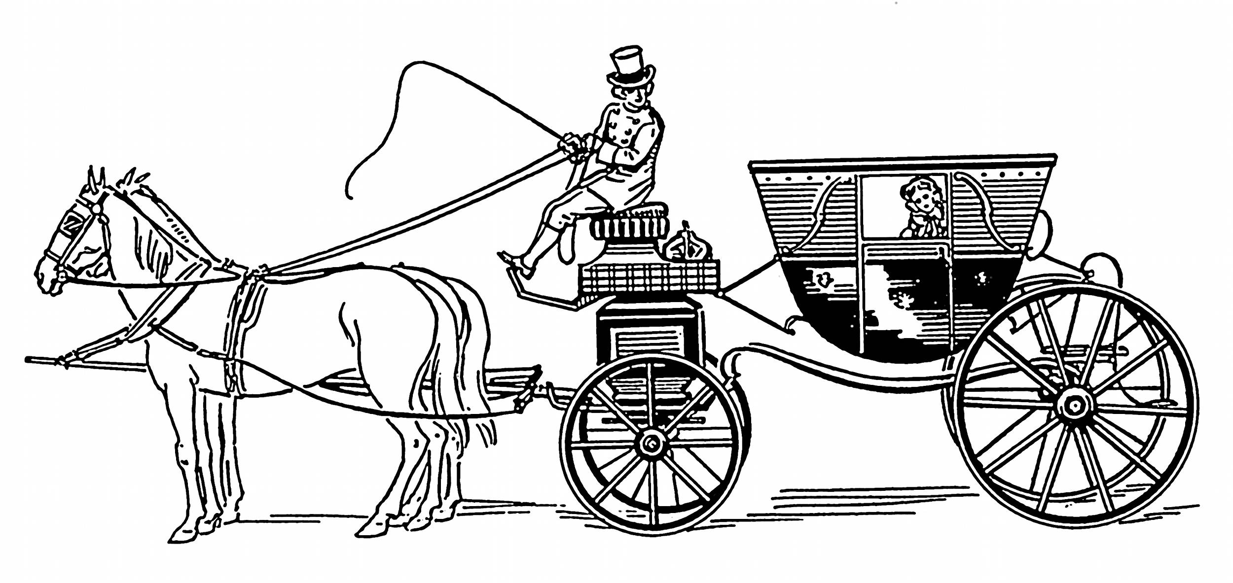 2500x1183 Horse Drawings To Color With Horse Line Drawings To Color - Horse Cart Drawing