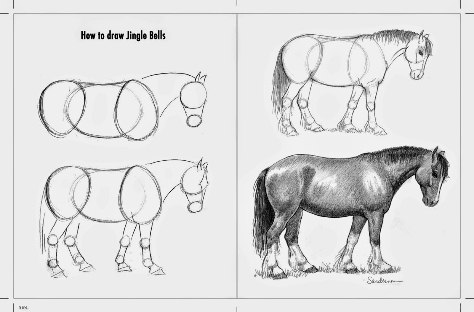 1600x1052 horse diaries an illustrator's journey how to draw jingle bells - Horse Drawing Book