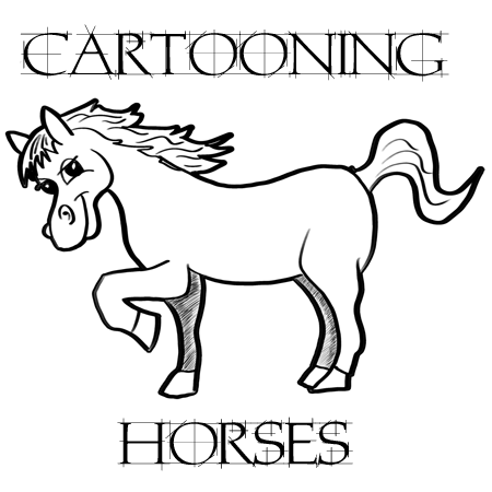 450x450 How To Draw Cartoon Horses With Easy Step - Horse Drawing Easy