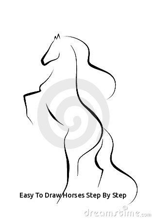 315x450 Easy To Draw Horses Step - Horse Drawing Easy