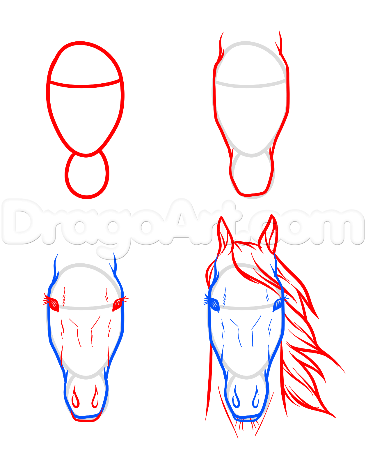 1258x1572 Draw Horse Heads And Faces Step Carving In Drawings - Horse Drawing Easy Step By Step