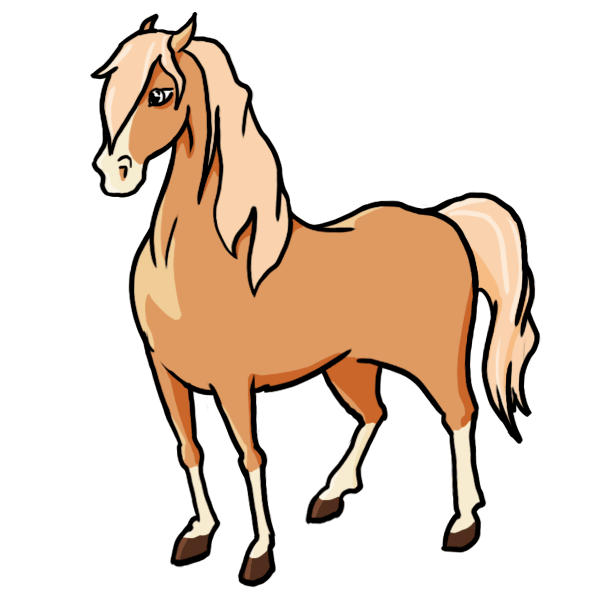 600x600 Collection Of Free Drawing Horse Kid Download On Ui Ex - Horse Drawing For Kids