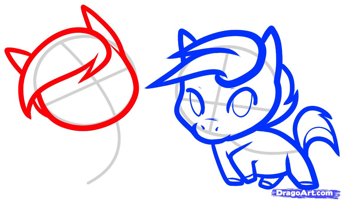 1160x682 Draw Horses For Kids, Step - Horse Drawing For Kids