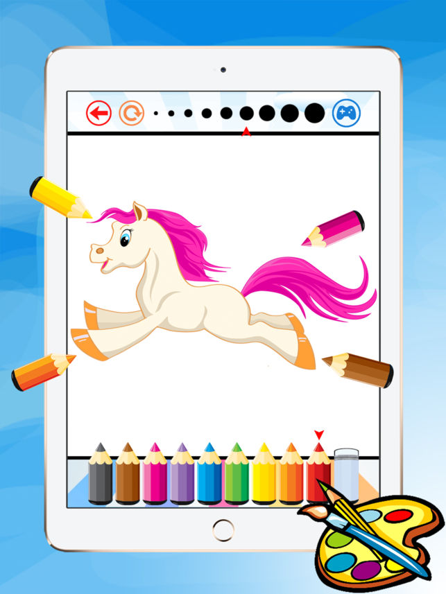 643x857 Coloring Book For Little Pony - Horse Drawing Game