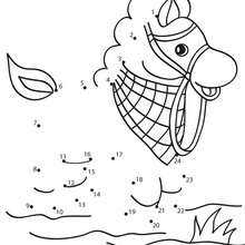 220x220 Horse Coloring Pages, Drawing For Kids, Reading Learning - Horse Drawing Game