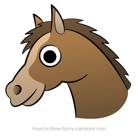 480x478 Horse Head Drawing - Horse Drawing Game