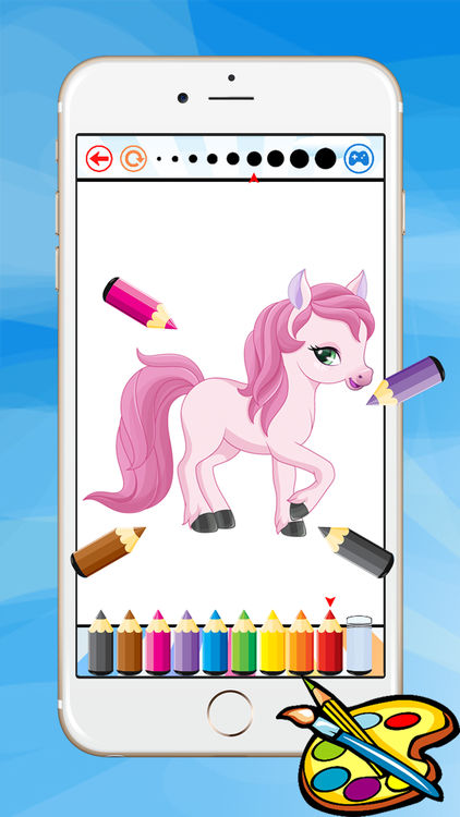 422x750 Coloring Book For Little Pony - Horse Drawing Game
