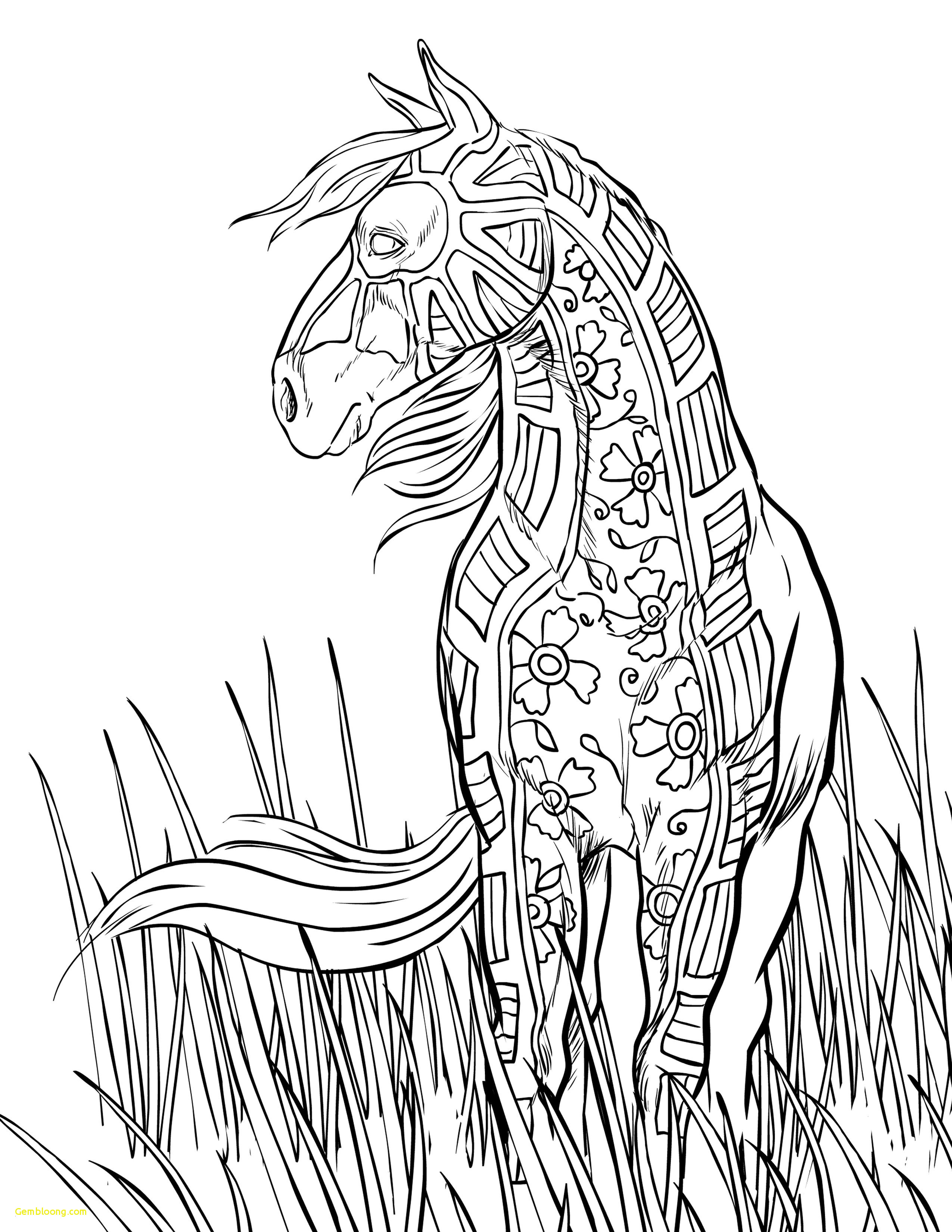 2550x3300 running horse drawing expensive realistic horse coloring pages - Horse Drawing Pages