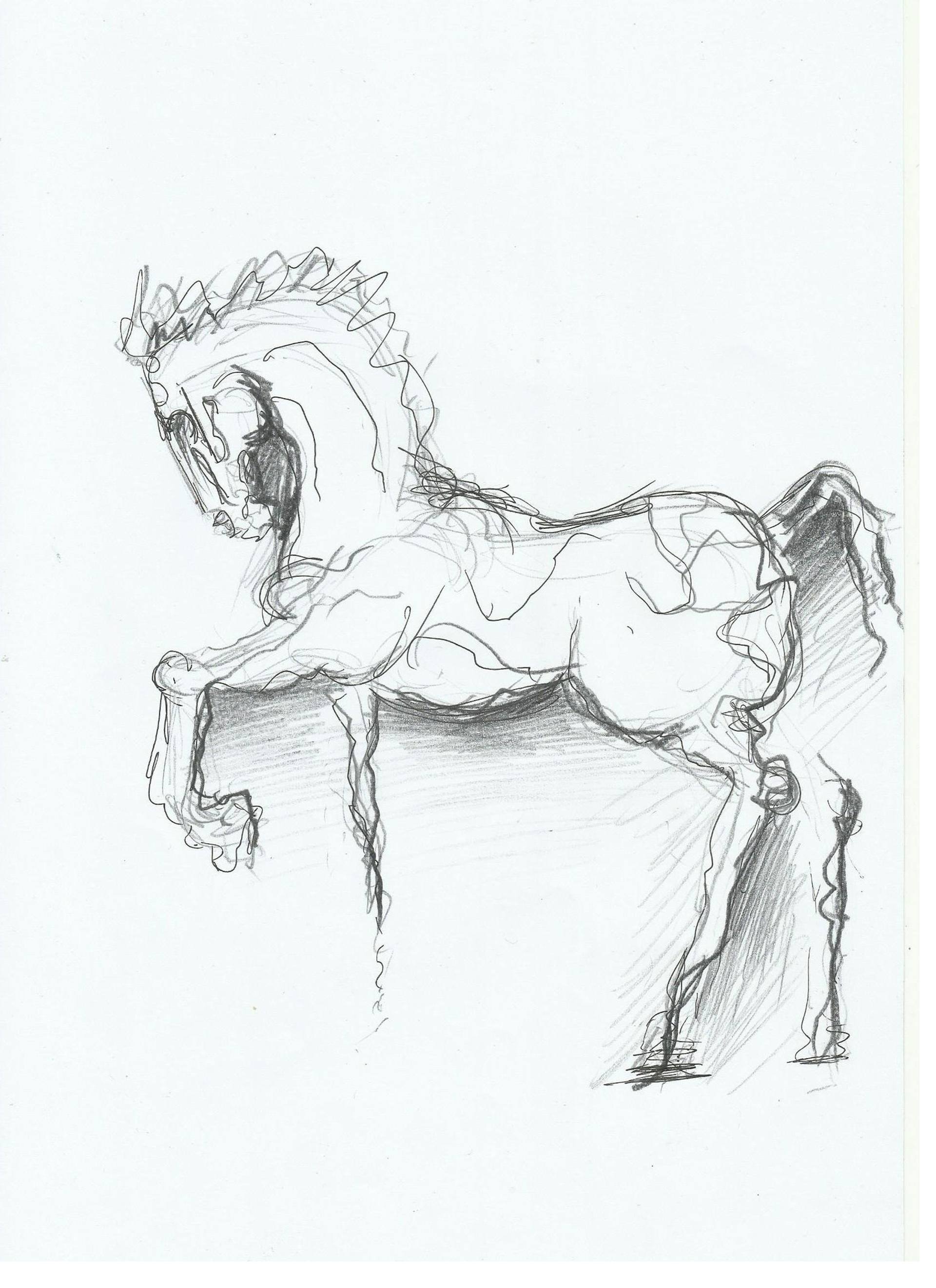 1920x2641 Horse Drawing - Horse Figure Drawing
