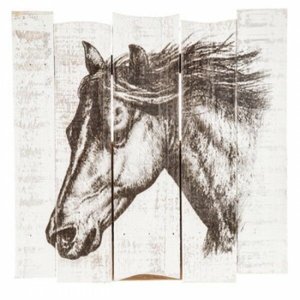 600x600 Rustic Country Horse Head Drawing Distressed Wood Wall Decor Art - Horse Head Drawing