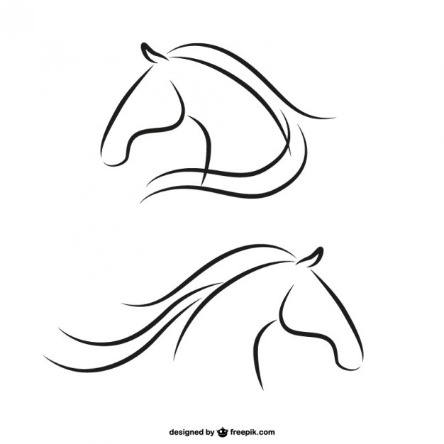 Horse Head Drawing Outline at PaintingValley.com | Explore collection