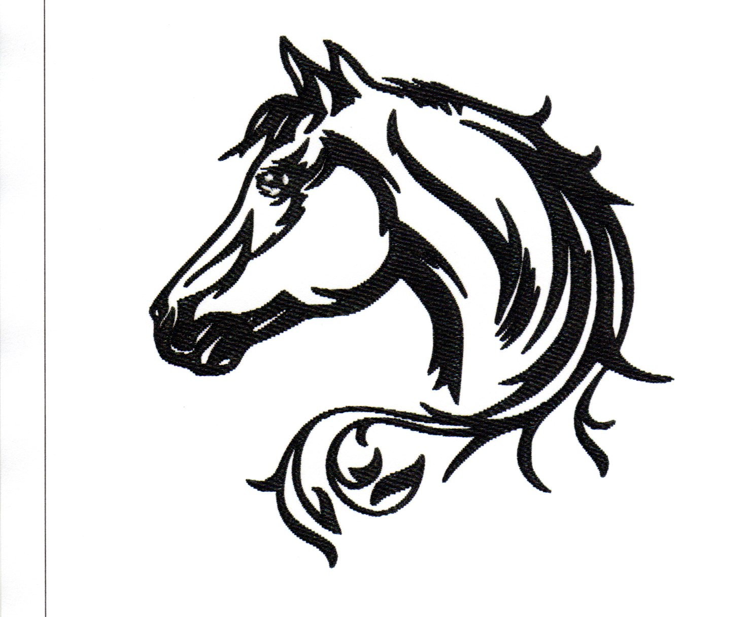 horse outline