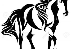 300x210 horse drawing black and white outline of horse head black - Horse Head Drawing Outline