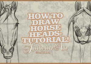 Horse Head Drawing Tutorial at PaintingValley.com | Explore collection ...